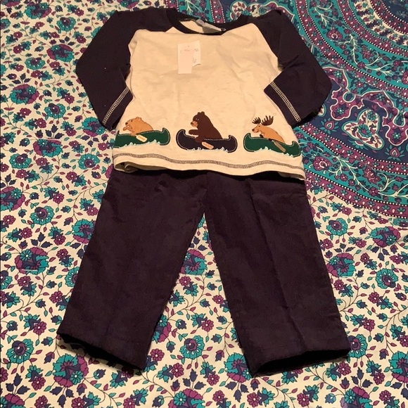 New Baby Boys GOOD LAD 3-Piece Holiday Christmas Train Sweater Vest Set 12 18 MO